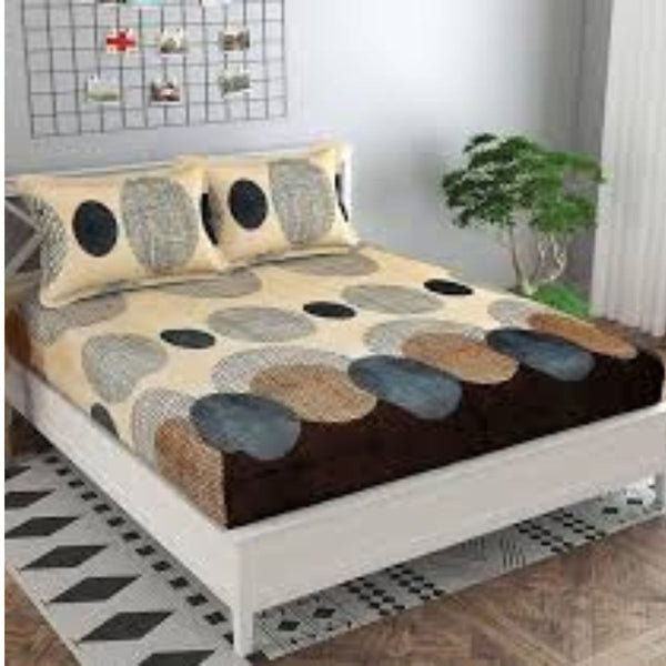 Abstract 210 TC Fitted Bedsheet - Multicolor - Braviadecor